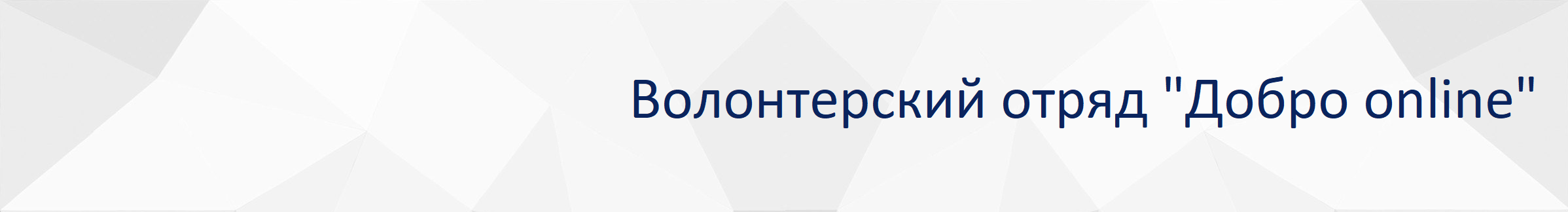 волонтерский отряд